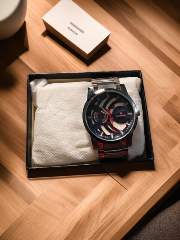 Premium Quality Hand Watch For Man Sliver Color