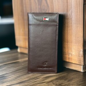 Cow leather wallet choklet (FC)
