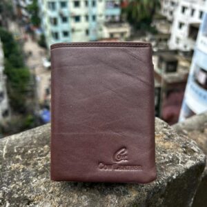 Genuine leather money bag  chochocolate colour M no : 12