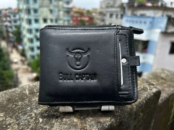 bull captain money bag black colour