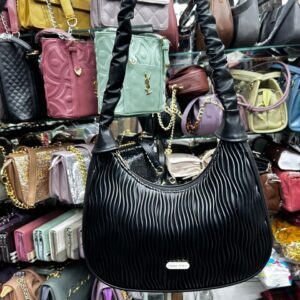 Black colour medium size party bag