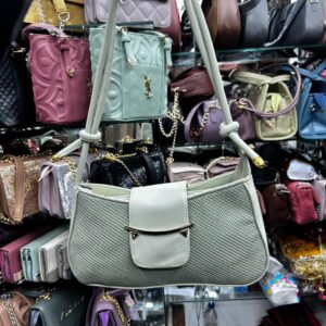 Lite green colour small size party bag