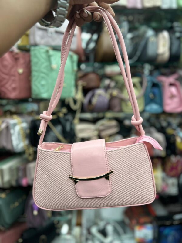Baby pink colour small size party bag 