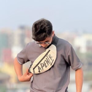 Apehlic Chest Bag - Cream colour (AC)