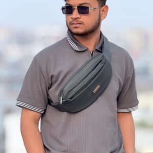 Simple Chest/Waist Bag - Black colour (SB)