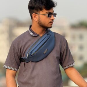 Simple Chest/Waist Bag - Blue colour (SN)