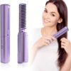 2025/12/1000031619.jpg Wireless Hair Straightener Comb, Hot Air Brush, Usb Rechargeable