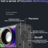 V8 Transparent Mecha Bluetooth Speaker